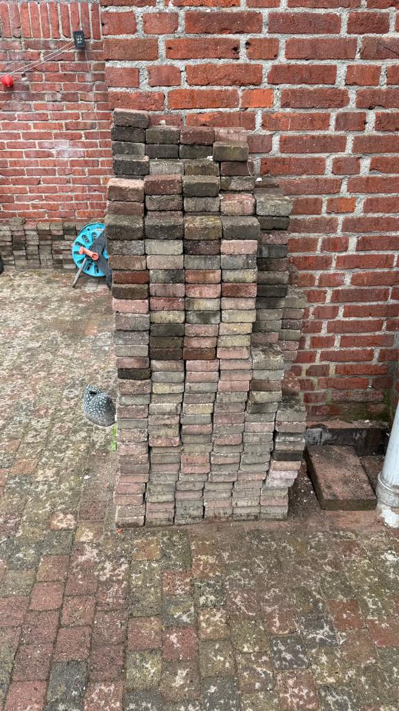 10x10 steentjes. Gratis af te halen, Tuin en Terras, Tegels en Klinkers, Ophalen, Beton, Klinkers
