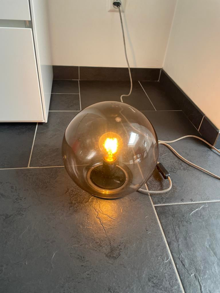 Leuke bolle lamp met aan/uit schakelaar, Ophalen of Verzenden, Gebruikt