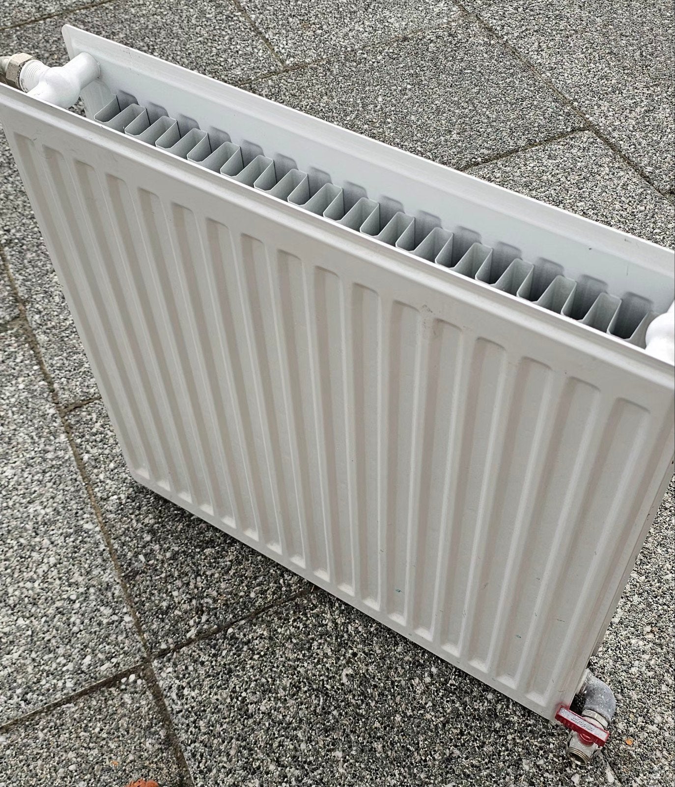 Radiator wit 60×60×10 cm., Ophalen, 30 tot 80 cm, Gebruikt, Radiator