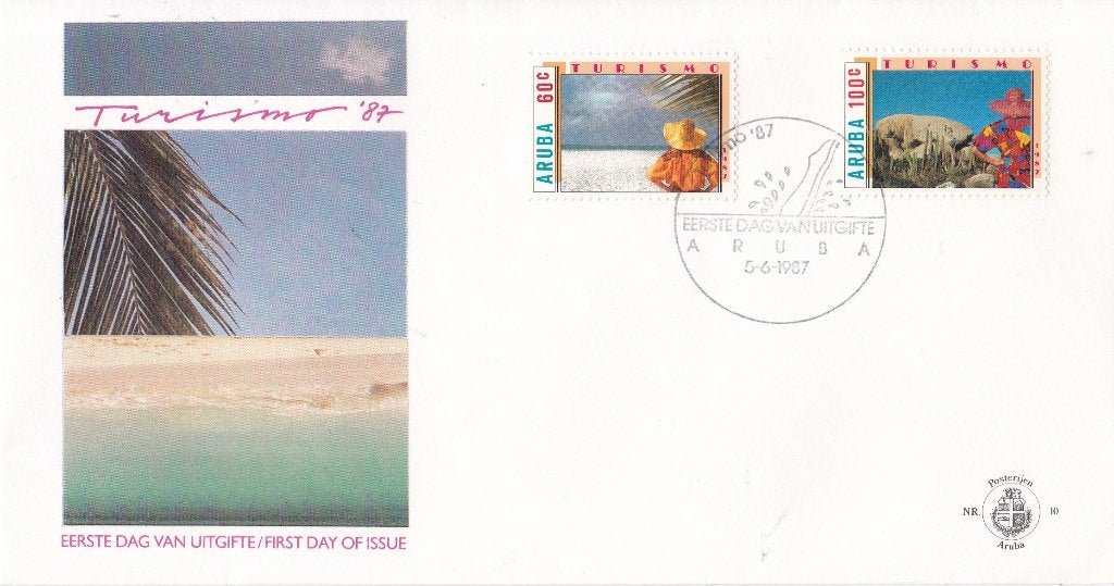 Aruba - FDC E10 - Toerisme - Strand/Binnenland, Verzenden, Onbeschreven, Rest van de wereld