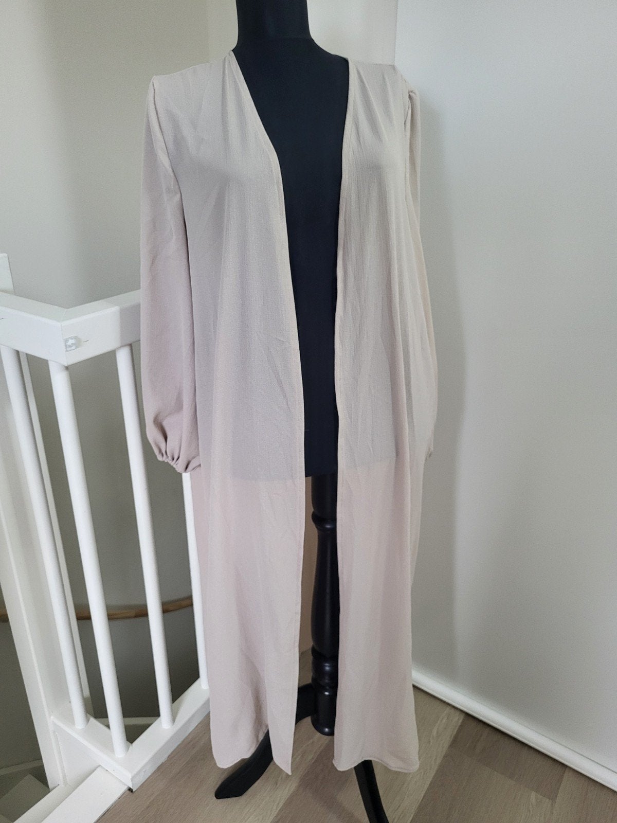 Lange beige kimono/vest maat m/l hijab, Maat 38/40 (M), Beige, Ophalen of Verzenden, Onbekend