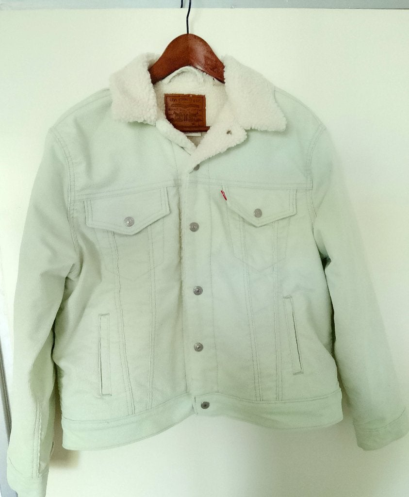Levi's Ex-Boyfriend Trucker Sherpa Jacket, Ophalen, Maat 42/44 (L), Zo goed als nieuw, Levi's