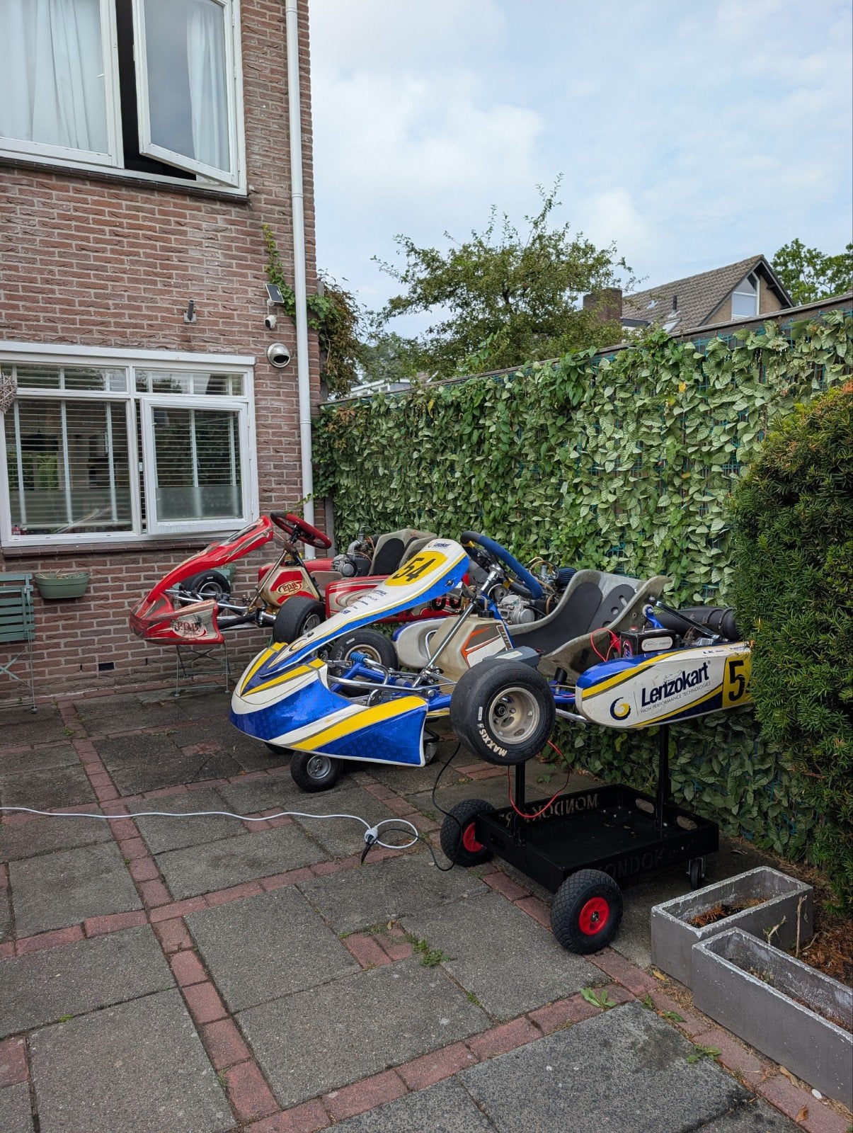 Complete Karting Hobby: 2 RK1 Karts en Trailer, Ophalen, Gebruikt, Kart