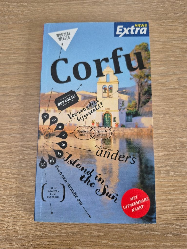 Reisgids Corfu, Europa, Ophalen of Verzenden, Zo goed als nieuw, Reisgids of -boek