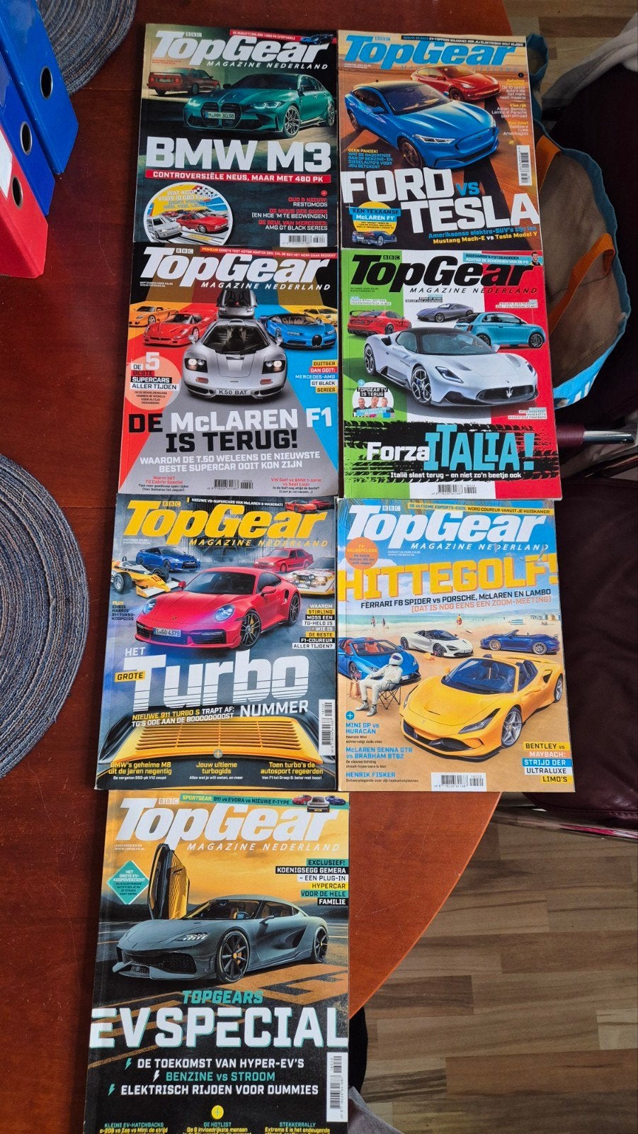 TopGear Magazine Nederland - 180 t/m 184, 186 & 188, Boeken, Ophalen, Zo goed als nieuw, Overige typen