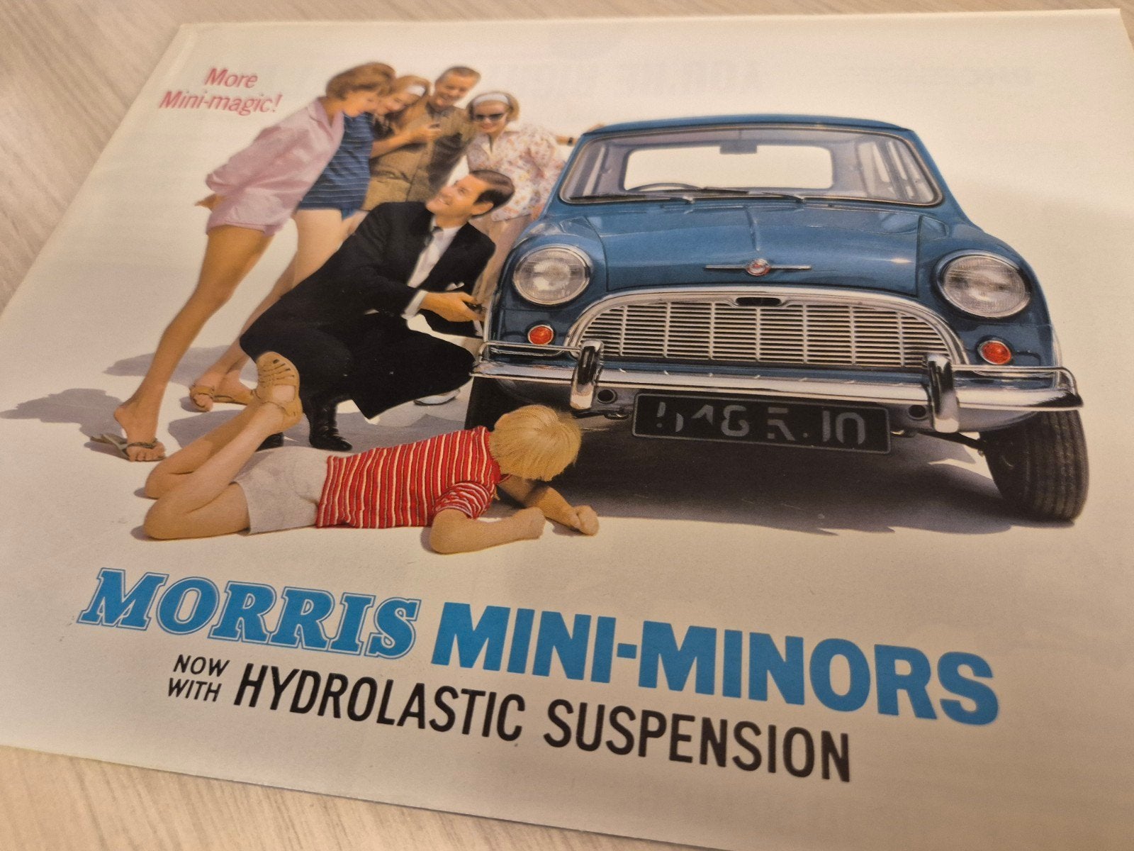jaren60 Austin Mini Morris Austin Seven folder keurige staat, Ophalen of Verzenden, Zo goed als nieuw, Overige merken