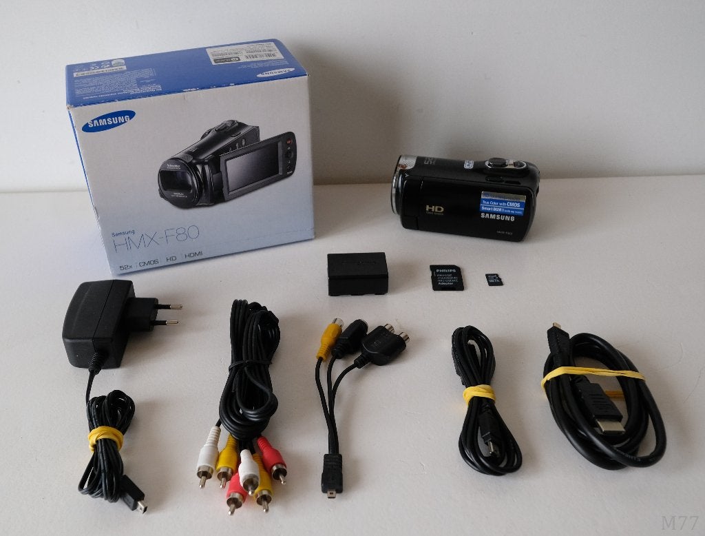Samsung HMX-F80 Full HD Camcorder (32GB/52xZ/5V), Full HD, 20x of meer, Ophalen of Verzenden, Zo goed als nieuw