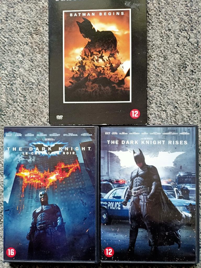 Batman Trilogie - Batman Begins en The Dark Knight (Rises), Vanaf 12 jaar, Ophalen of Verzenden, Zo goed als nieuw