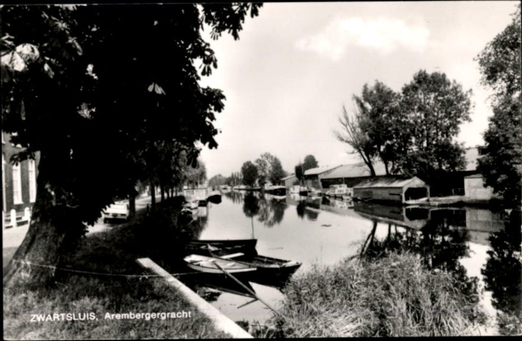 zwartsluis, kvr5-560 arembergergracht, Verzenden, 1960 tot 1980, Ongelopen, Overijssel