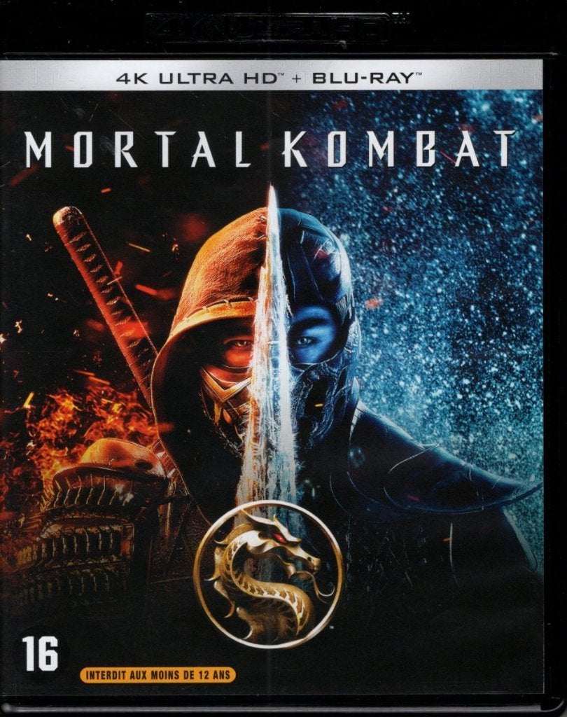 Mortal Kombat - 4K Ultra HD + Blu-ray (2021) - NL uitgave, Engels, Zo goed als nieuw, Nederlands, Warner Bros. Entertainment Nederland B.V.