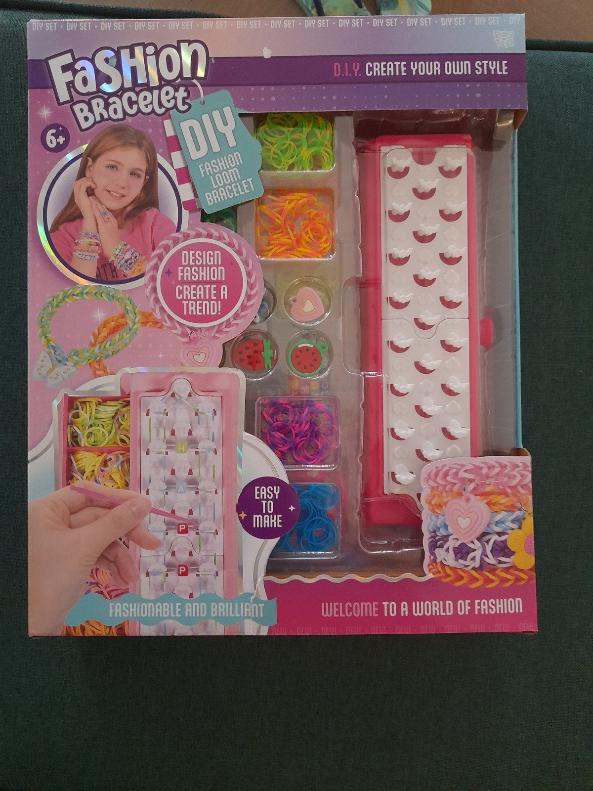 Nieuw Fashion Bracelet Diy Loombandjes set Cadeautip, Kinderen en Baby's, Ophalen of Verzenden, Nieuw, Knutselen
