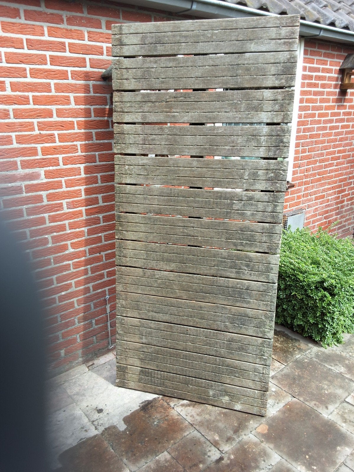 hard houten vlonder, Ophalen, Hout