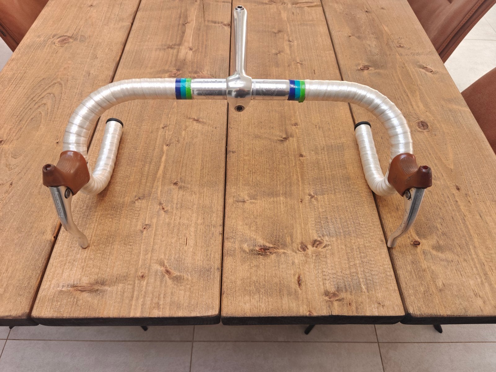 mooi 3ttt stuurcombinatie met campagnolo remgrepen, Ophalen of Verzenden, Stuur