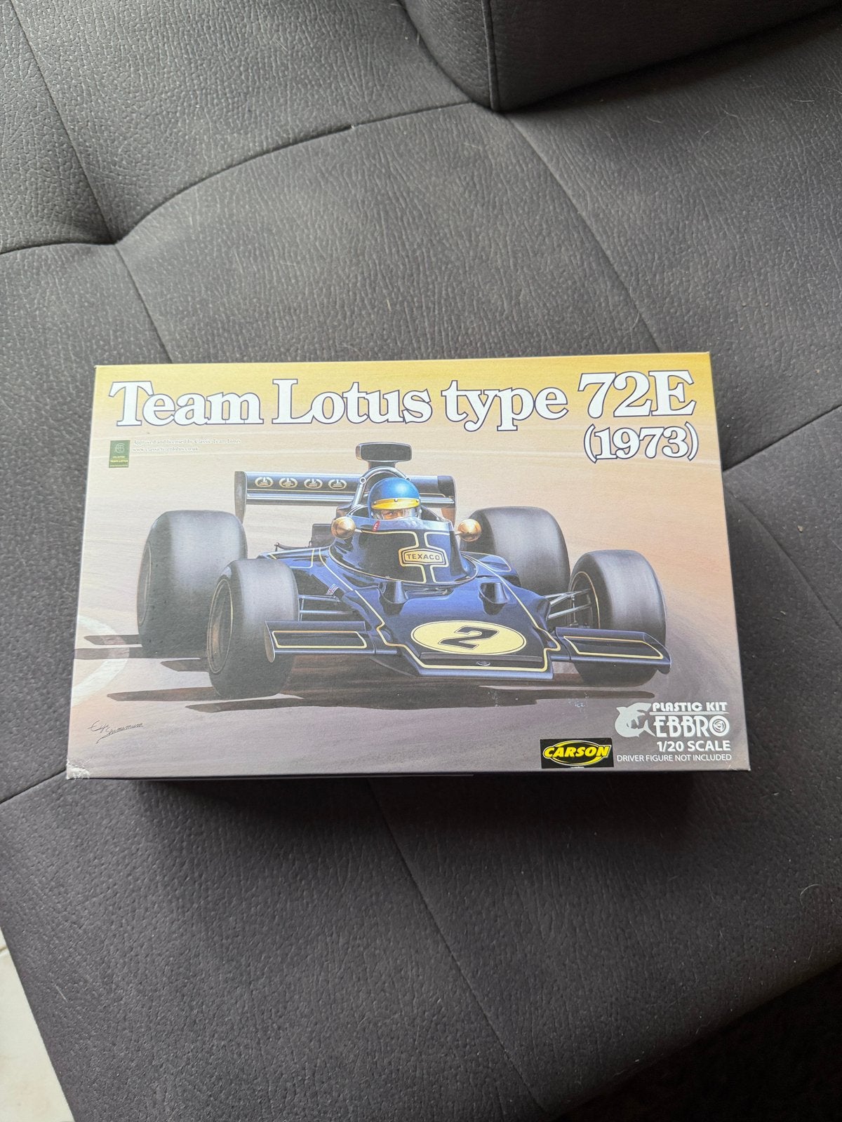 Team lotus type 72e 1:20 ebbro, Hobby en Vrije tijd, Modelbouw | Auto's en Voertuigen, Overige merken, Auto, Groter dan 1:32, Ophalen of Verzenden
