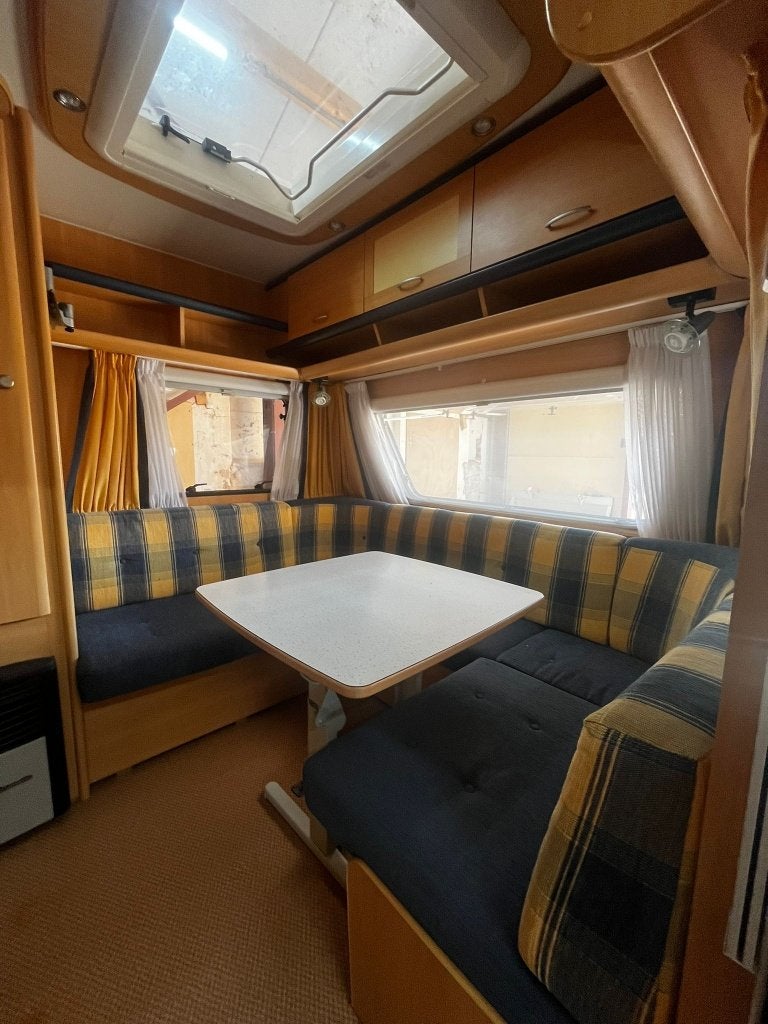 Caravan - Dethleffs Summer Edition 430DB, Caravans en Kamperen, Caravans, Particulier, tot en met 4, 1000 - 1250 kg, Rondzit, Dethleffs