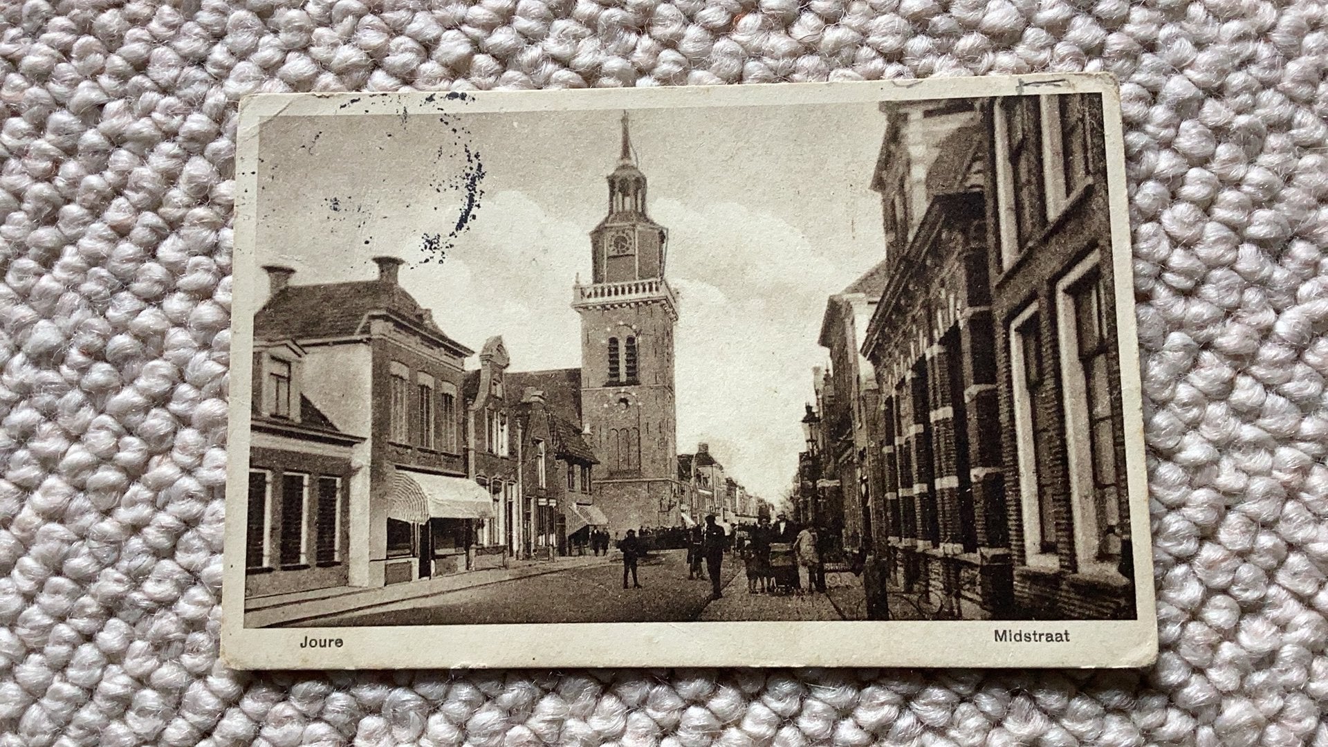 Ansichtkaart Joure Midstraat begin 1900. 987, Verzamelen, Ansichtkaarten | Nederland, Ophalen of Verzenden, Voor 1920, Gelopen