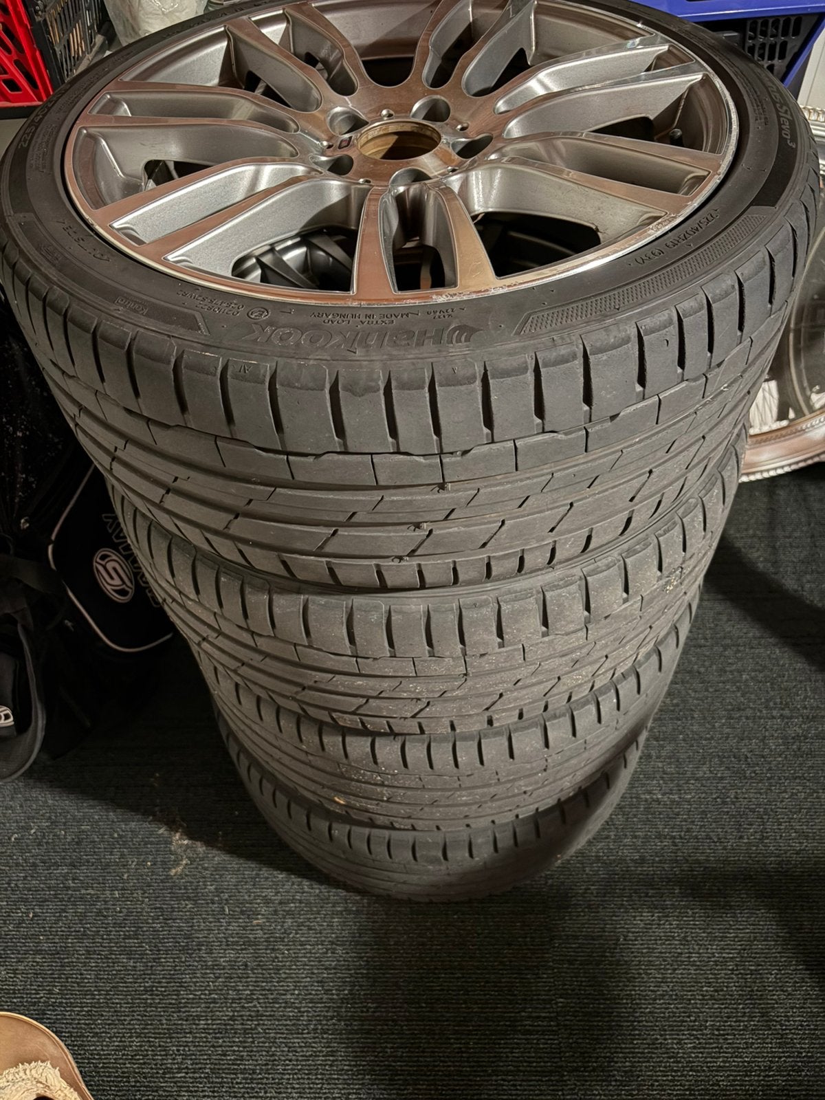 BMW 3serie 19 inch breedset met zomerbanden, Ophalen