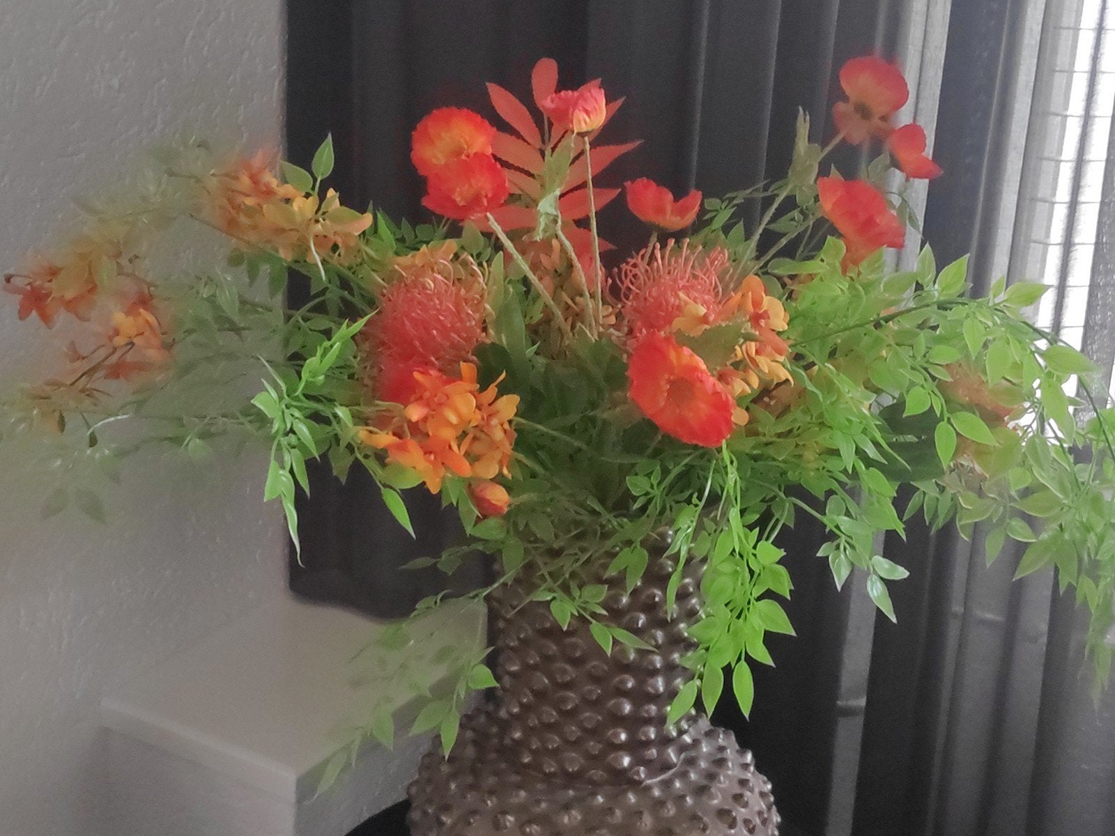 mooi kunstbloemen boeket, Ophalen, Binnen, 40 cm, Zo goed als nieuw