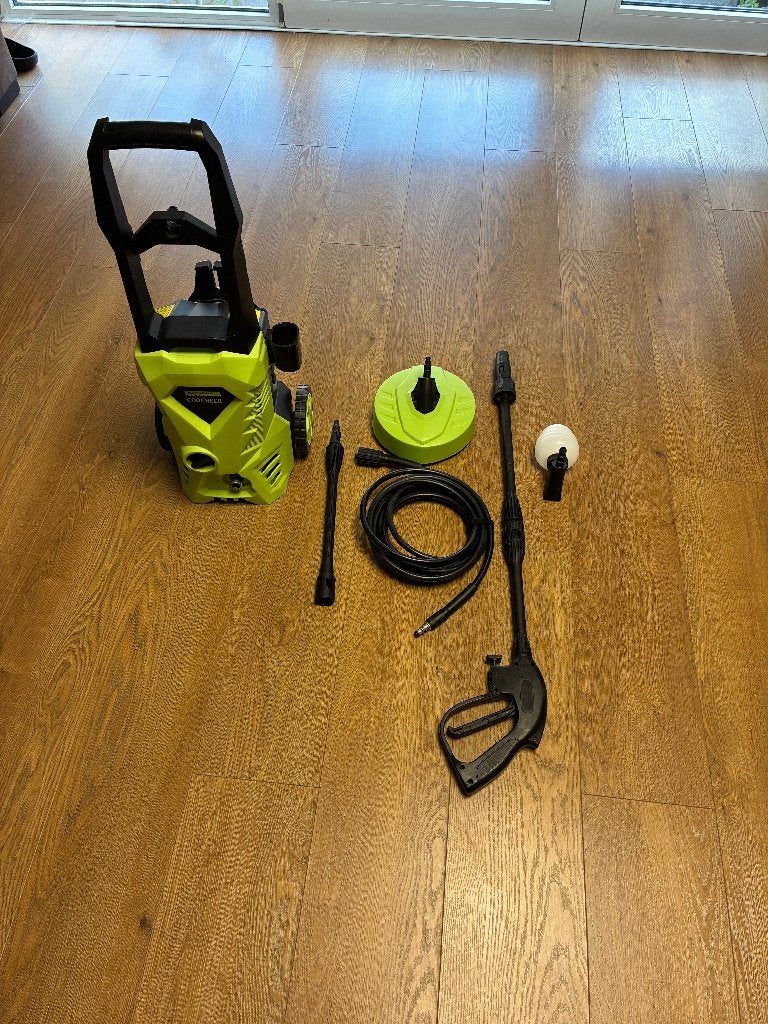 COOCHEER Hogedrukreiniger 1650 W 135 bar Incl. Accessoires, Tuin en Terras, Ophalen, Zo goed als nieuw, Elektrisch, Coocheer