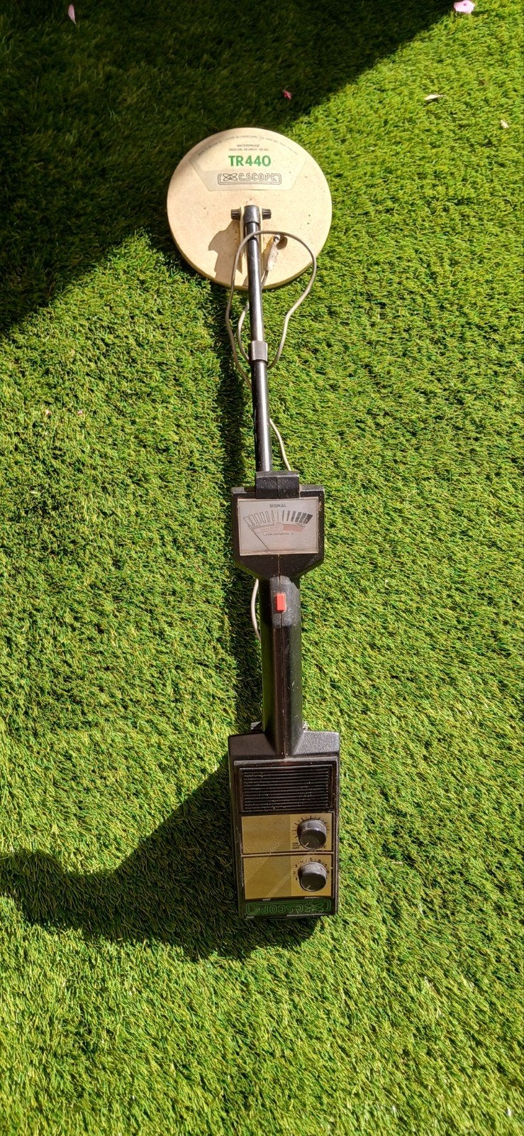 C-scope TR440 Metaaldetector - Vintage en Functioneel, Hobby en Vrije tijd, Ophalen, 30 cm of minder, C-scope, Gebruikt