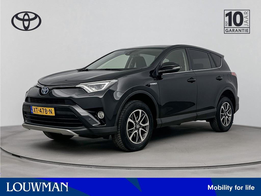 Toyota RAV4 2.5 Hybrid Black Edition (bj 2018, automaat), 12 maanden, Stof, Gebruikt, Zwart