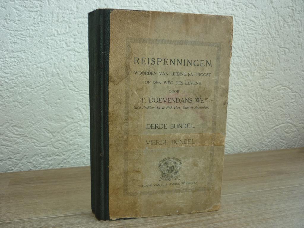 T. Doevendans Wz. Reispenningen, deel 3 en 4 bundel, Boeken, Ophalen of Verzenden, Gelezen, Christendom | Protestants