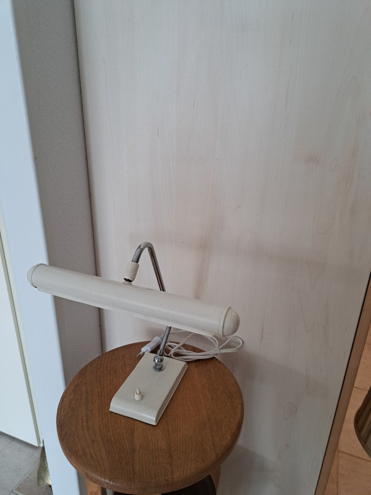 Mooi  wit verstelbare pianolampje, Ophalen of Verzenden, Zo goed als nieuw