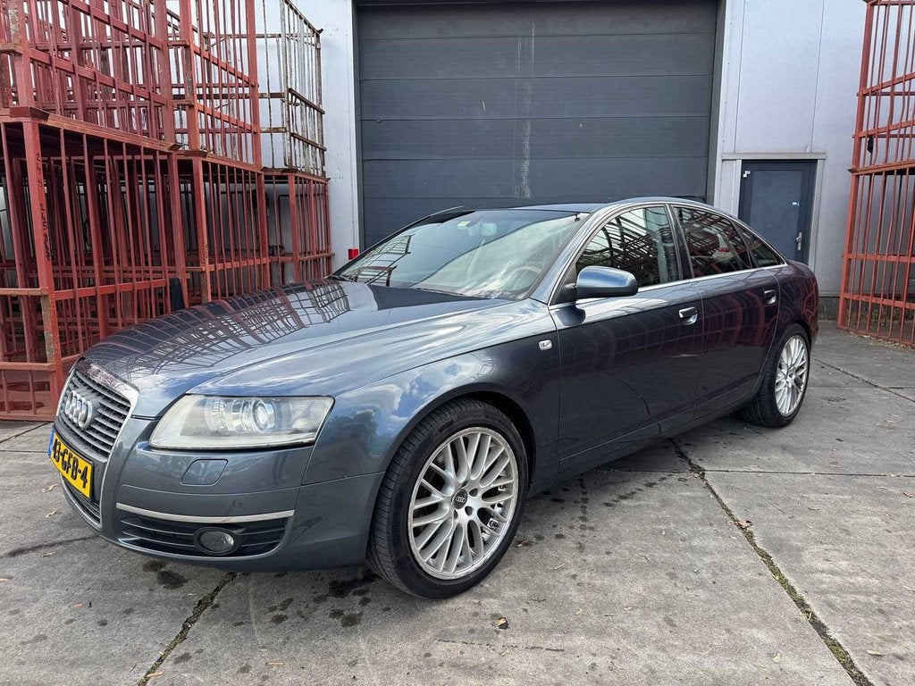 Audi A6 Limousine 2.8 FSI Business 43-GFB-4, Auto's, Audi, Gebruikt, 2773 cc, Blauw, Bedrijf