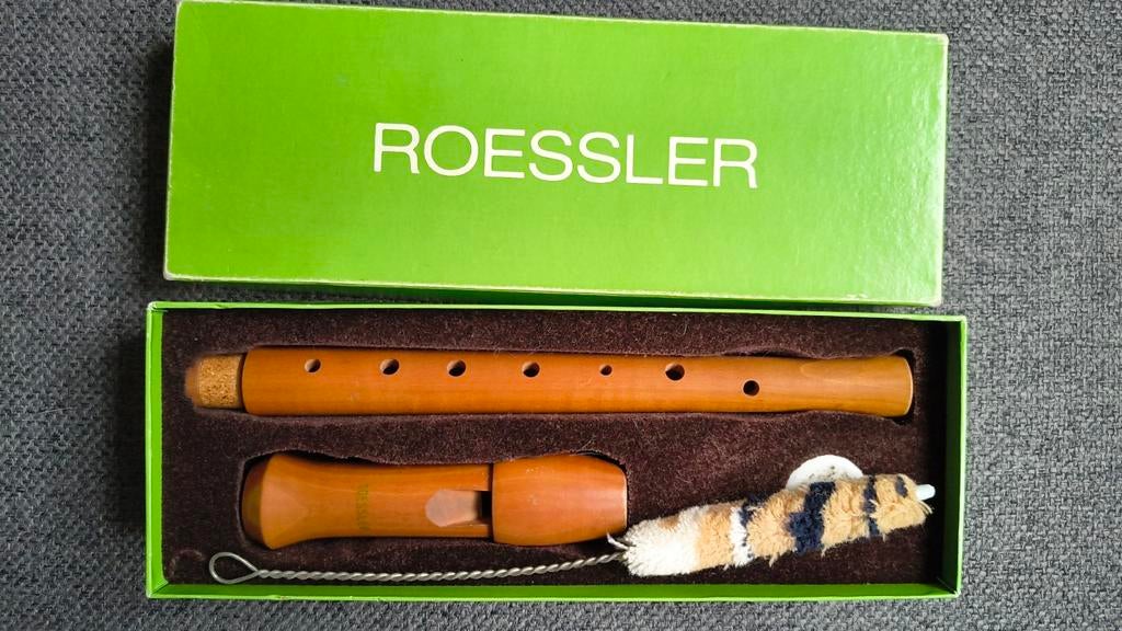 Roessler Blokfluit in Goede Staat, Ophalen of Verzenden, Gebruikt