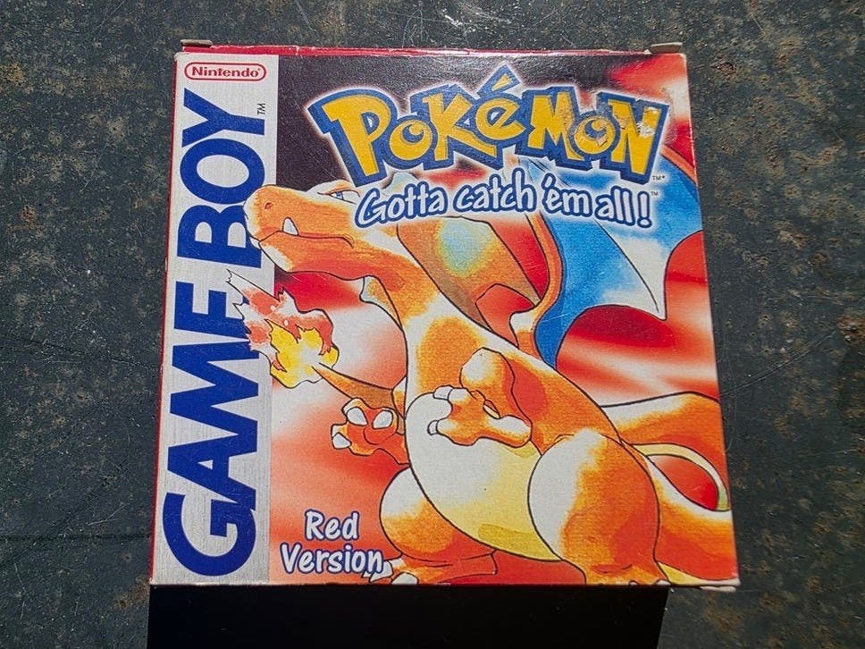 Pokémon Red  Game Boy CIB Compleet Doos Handleiding PAL, Gebruikt, 1 speler, Ophalen of Verzenden, Role Playing Game (Rpg)