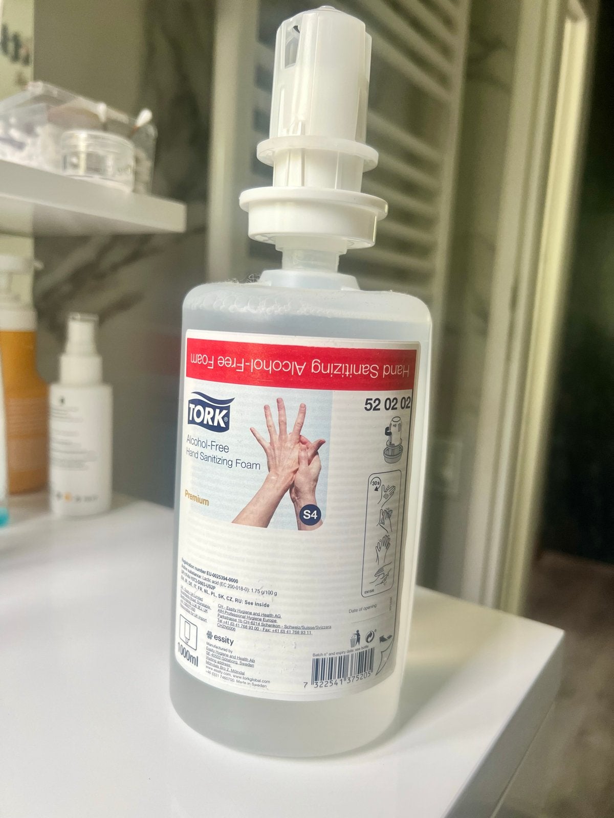Tork Alcoholvrije Handdesinfectie Foam S4 - 1000ml, Ophalen of Verzenden, Nieuw, Hand- en Voetverzorging
