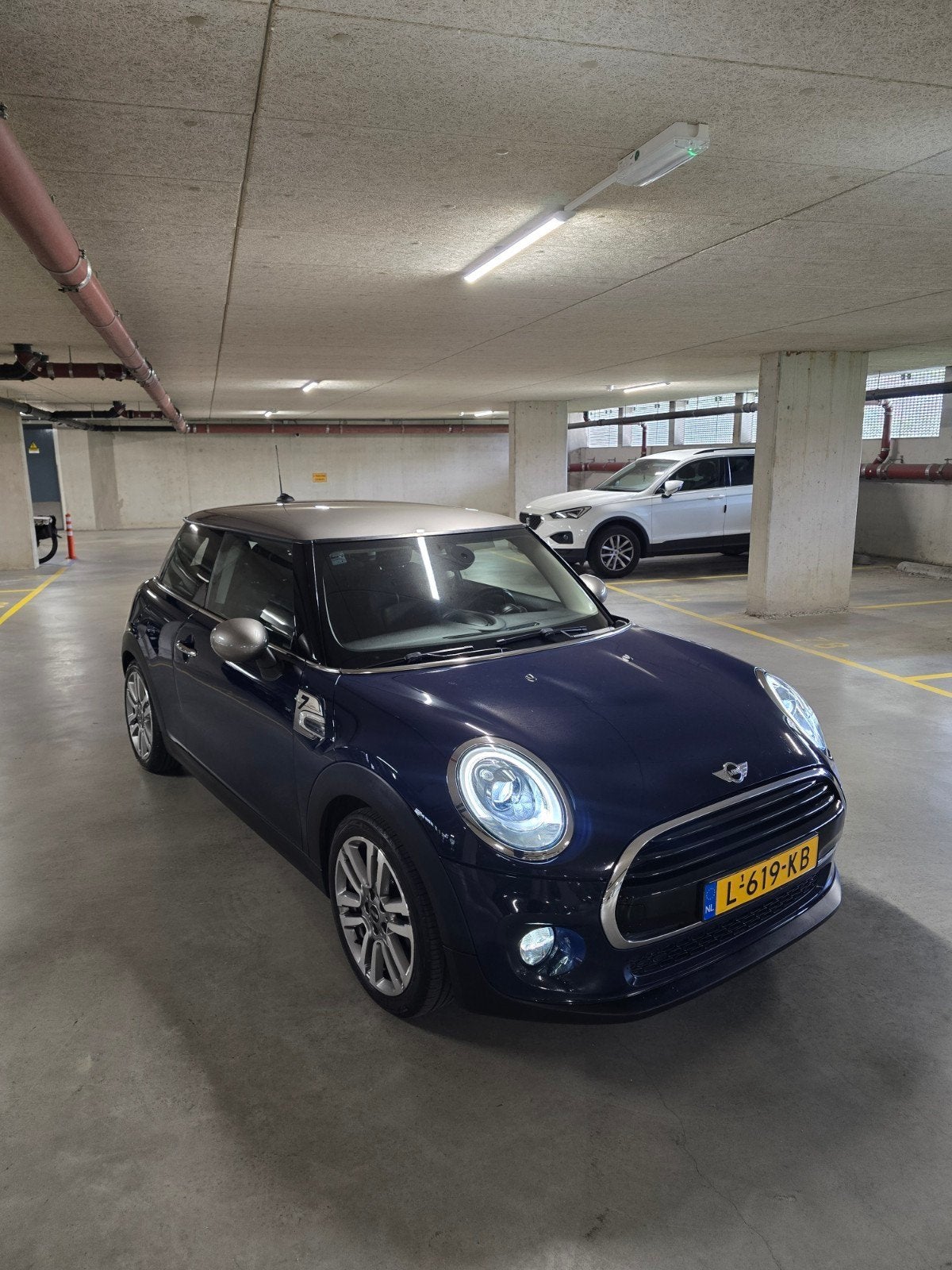Mini 1.5 Cooper AUT 2018 Blauw, 136 pk, 49 €/maand, Particulier, Cooper