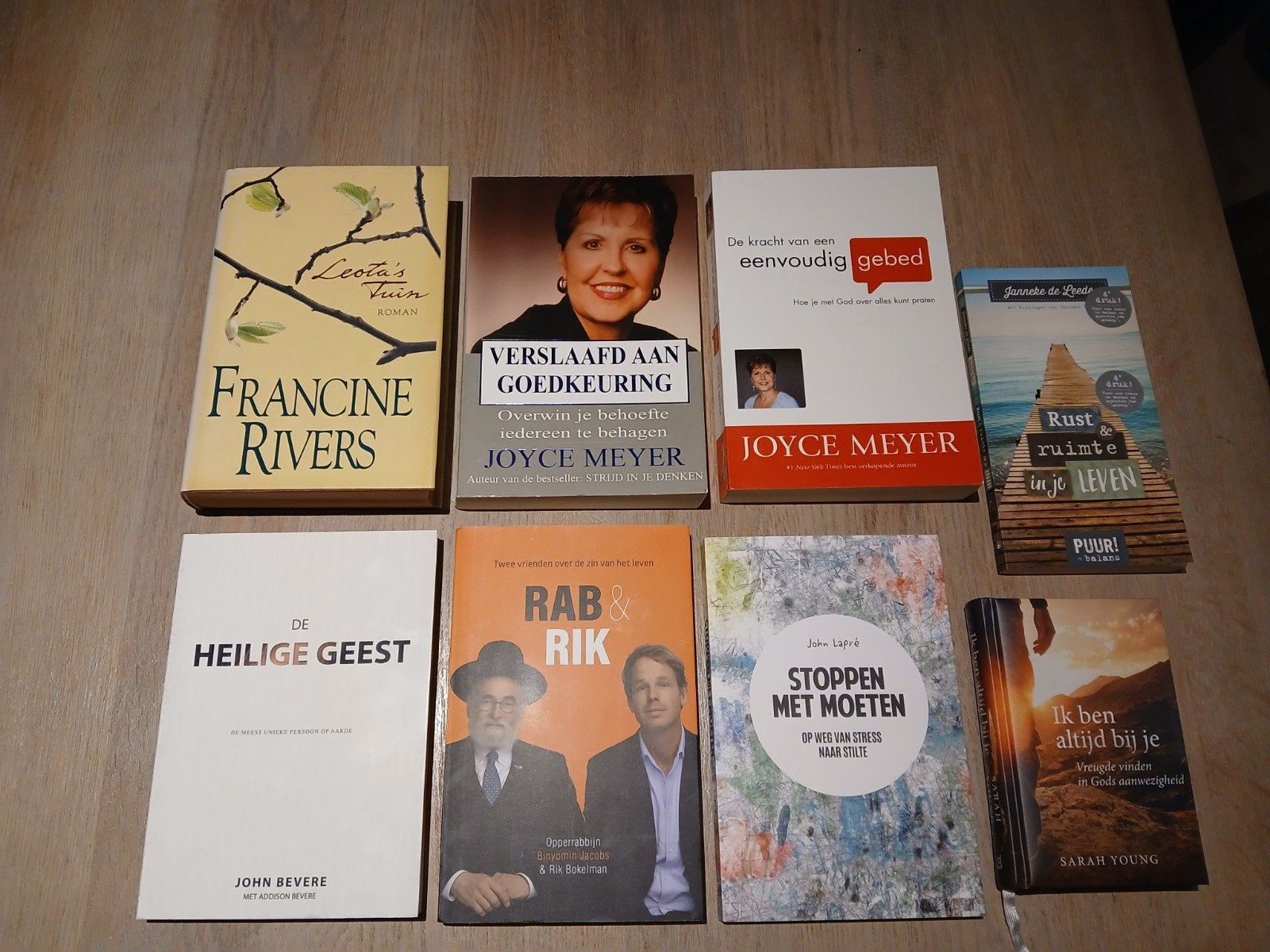 verzameling- boeken- joyce meyer,sarah young, francine river, Ophalen of Verzenden, Gelezen, Joyce Meyer, Christendom | Protestants