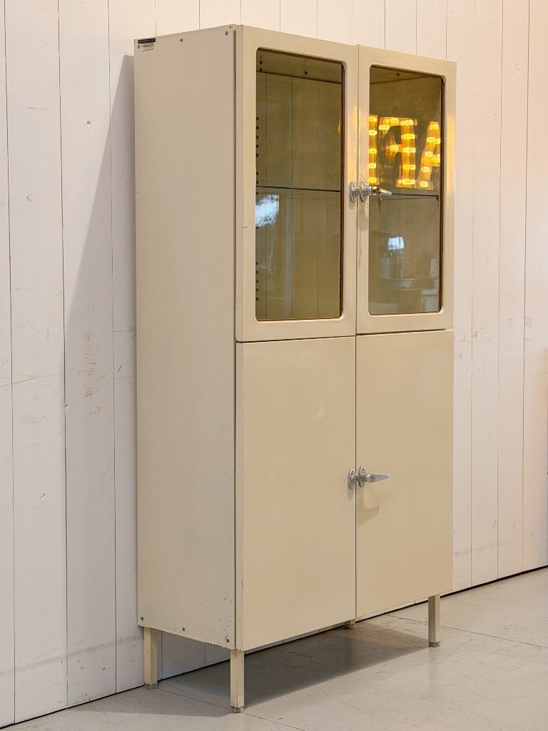 Vintage apothekerskast | Vitrinekast | Glazen kast, Ophalen