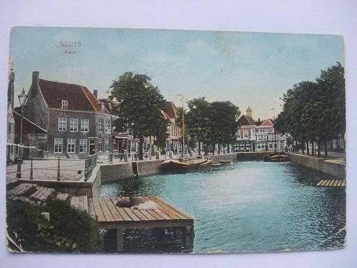 P235 Sluis - Kade - 1909, Verzenden, Voor 1920, Gelopen, Zeeland