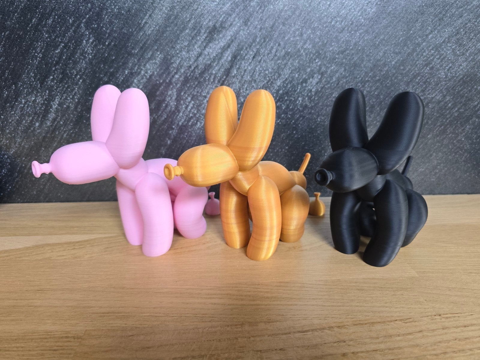 3D Geprinte Poepende Ballon Hond - In Elke Kleur Mogelijk, Huis en Inrichting, Woonaccessoires | Overige, Meerkleurig, Nieuw, Kunststof