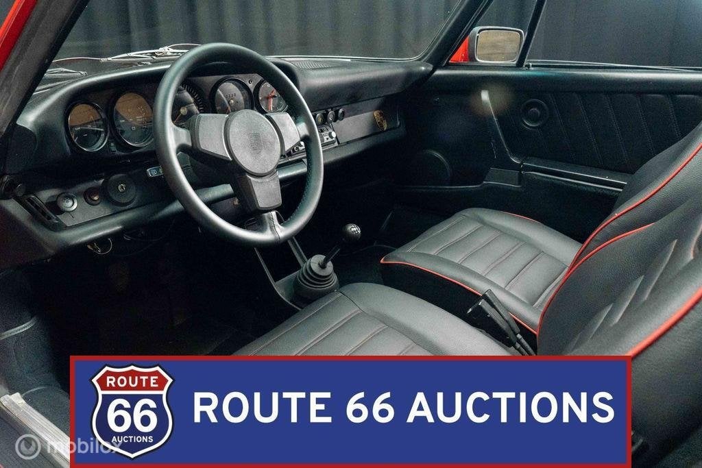 Porsche 911 Targa | 1975 | Route 66 Auctions, Auto's, Overige carrosserieën, Zwart, Bedrijf, Porsche