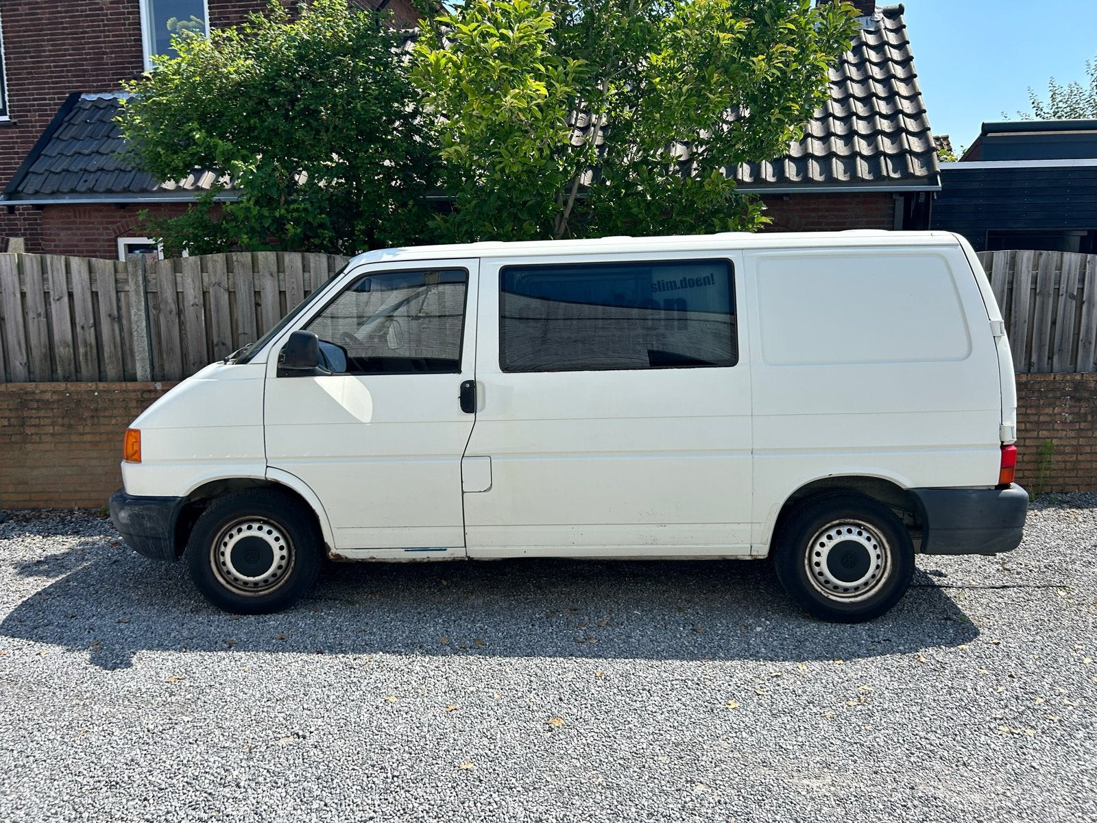 Volkswagen Transporter T4-Doka 2.5 TDi 5cyl Airco 1999, Auto's, Bestelauto's, 1780 kg, 700 kg, Volkswagen, Wit
