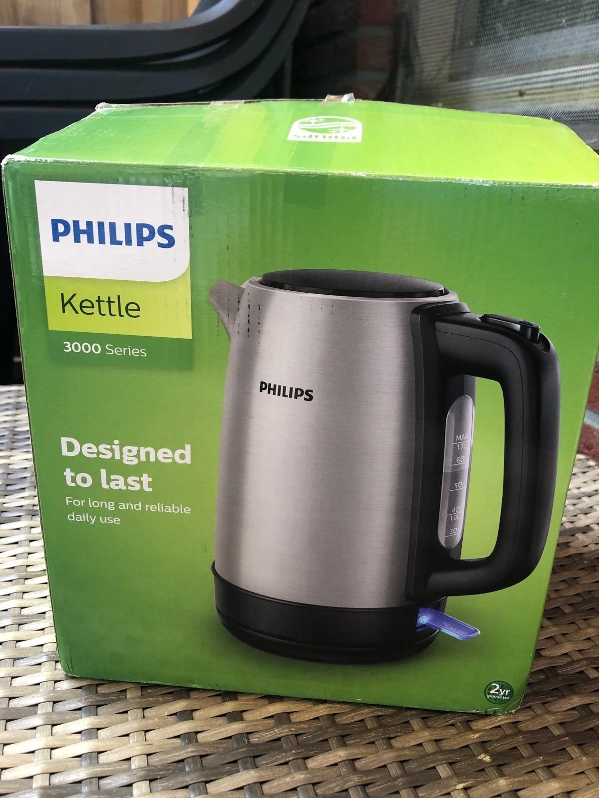 Philips Waterkoker 3000 Serie - 1.7L RVS nieuw, 1 tot 2 liter, Ophalen, Nieuw, Rvs