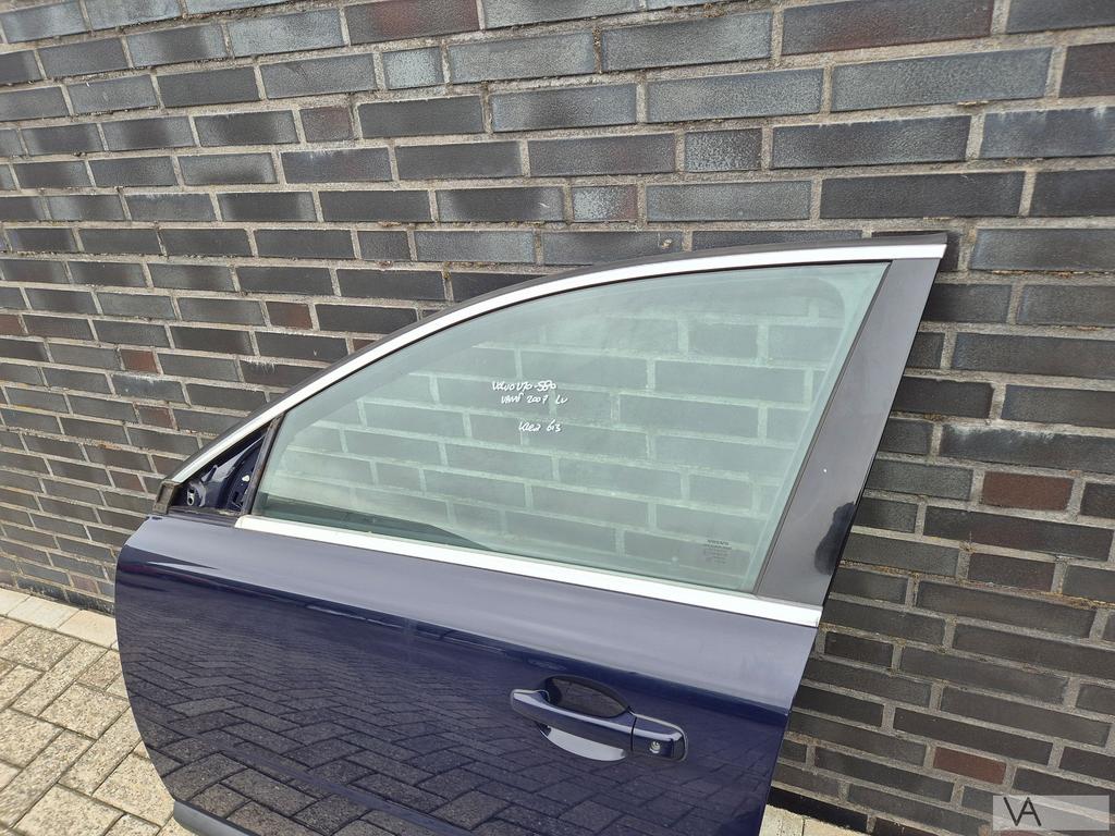 Deur portier linksvoor Volvo V70 / S80 vanaf 2007 blauw 613, Auto-onderdelen, Carrosserie en Plaatwerk, Gebruikt, -, Deur, -