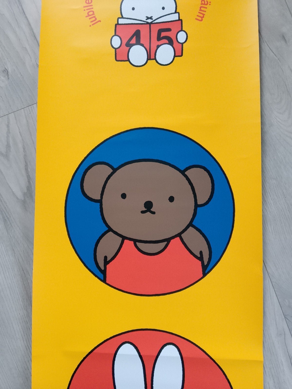 Dick Bruna Nijntje Jubileum Poster 2000, Rechthoekig Staand, Deurposter of groter, Ophalen of Verzenden, Zo goed als nieuw