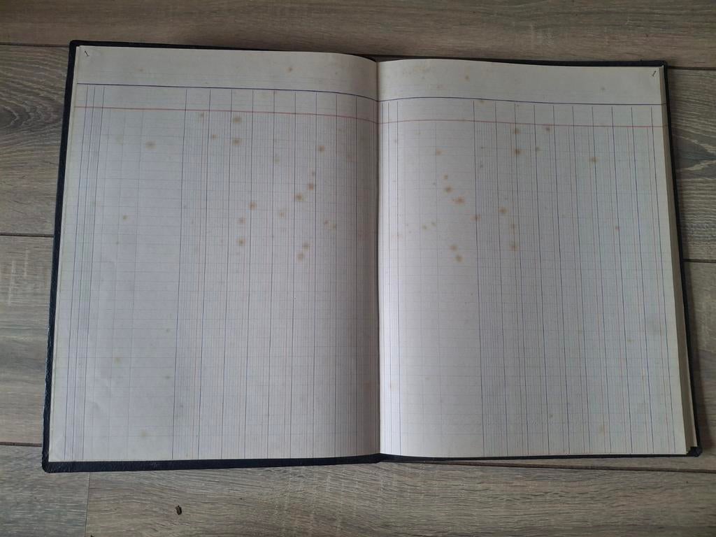 Vintage Frans onbeschreven kasboek Templier, Antiek en Kunst, Ophalen of Verzenden