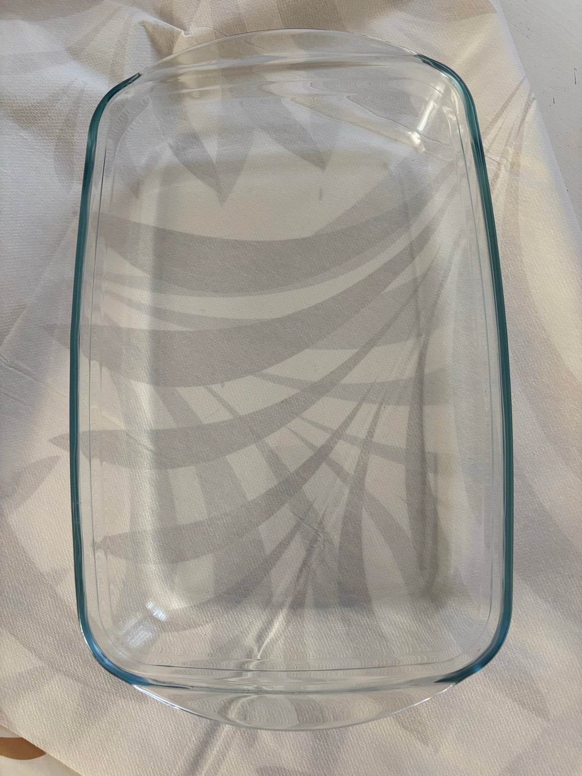 Hittebestendige Glazen Ovenschaal (35 x 22 cm), Ophalen of Verzenden, Gebruikt, Glas