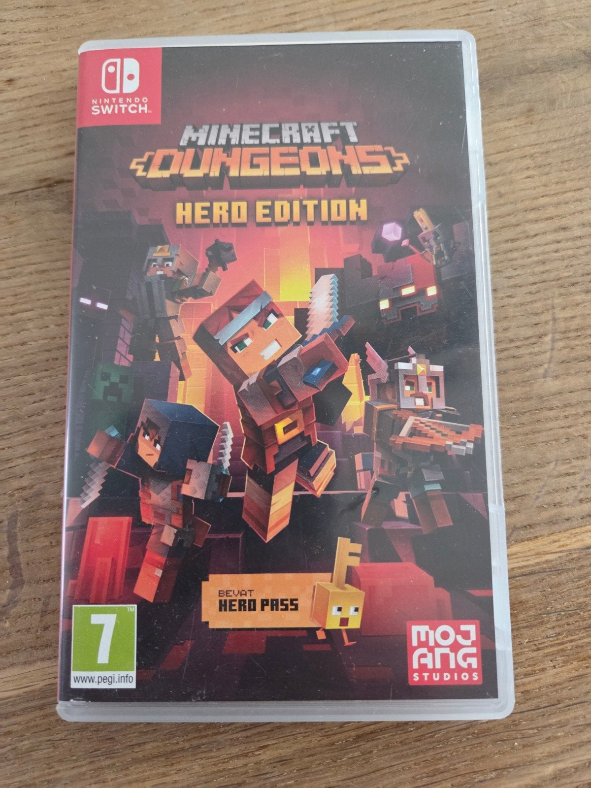 Minecraft Dungeons Hero Edition Nintendo Switch Game, Avontuur en Actie, Ophalen of Verzenden, Zo goed als nieuw, 3 spelers of meer