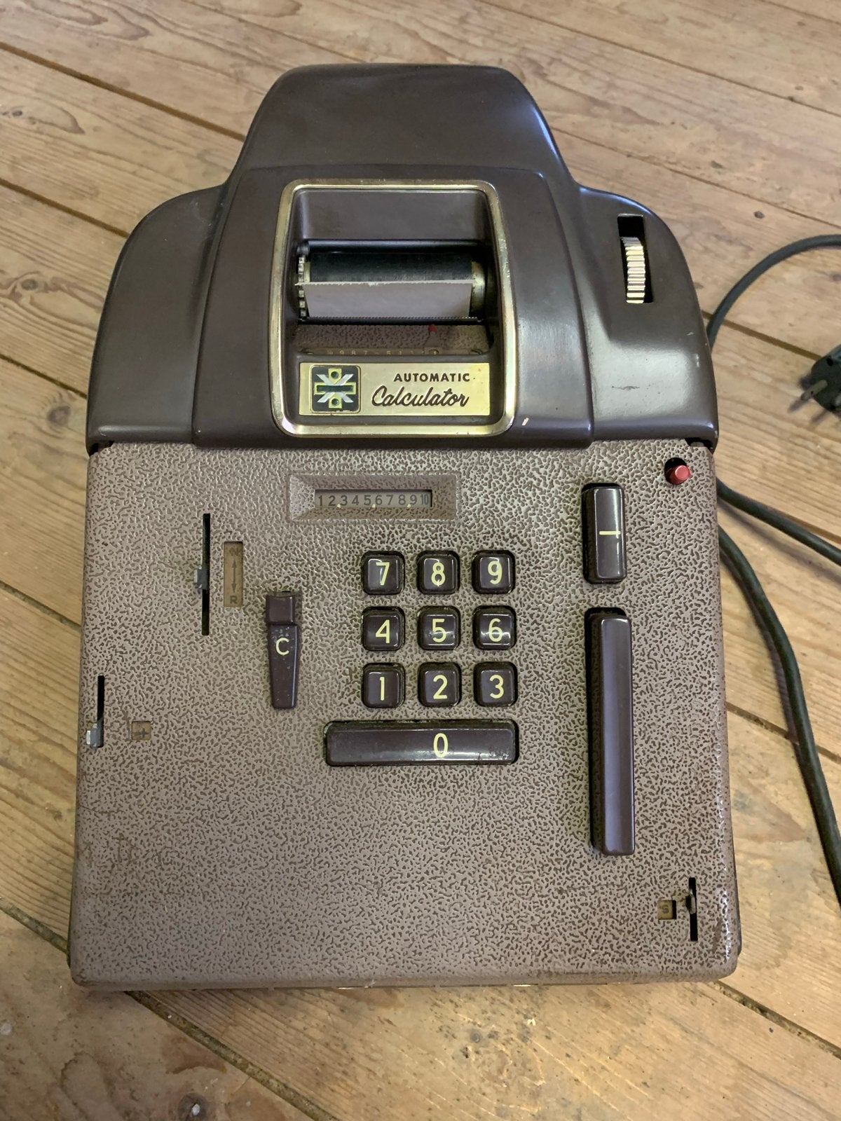 Vintage Victor Elektronische Rekenmachine (met bonrol!), Antiek en Kunst, Ophalen