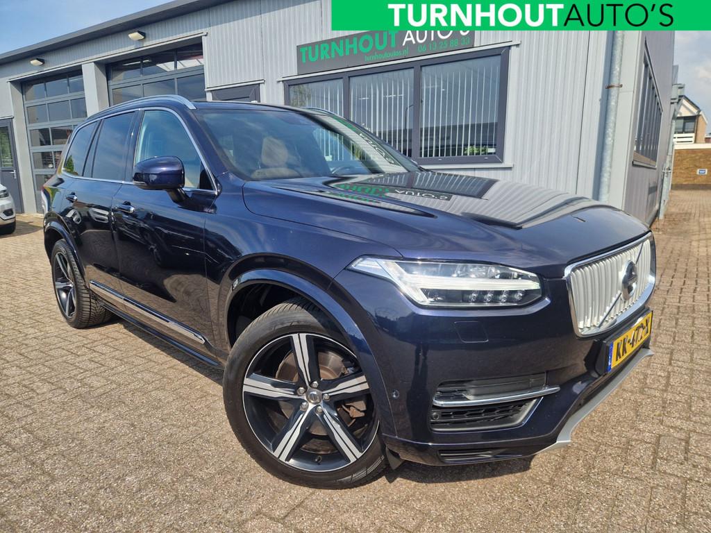 Volvo XC90 T8 Twin Engine AWD Inscription | Luchtvering | 36, Gebruikt, Blauw, 7 stoelen, Leder