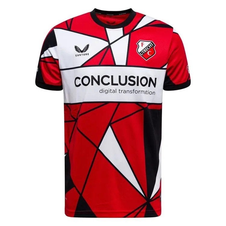 NIEUW met kaartjes eraan! FC Utrecht (broek + shirt), Maat S, Ophalen of Verzenden, Nieuw, Set