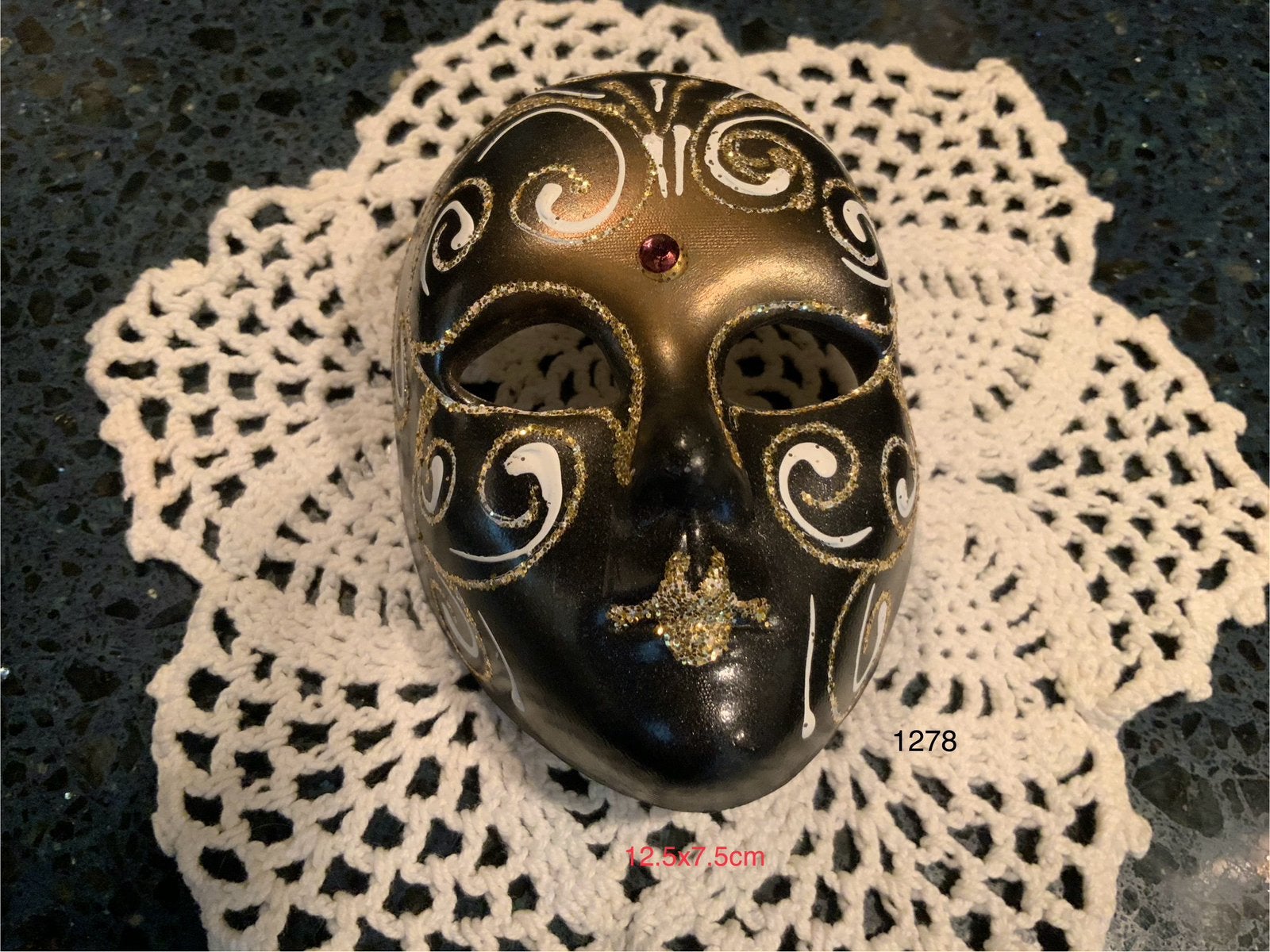 Miniatuur Venetiaans masker La Maschera del Galeone, Ophalen of Verzenden, Gebruikt, Overige typen