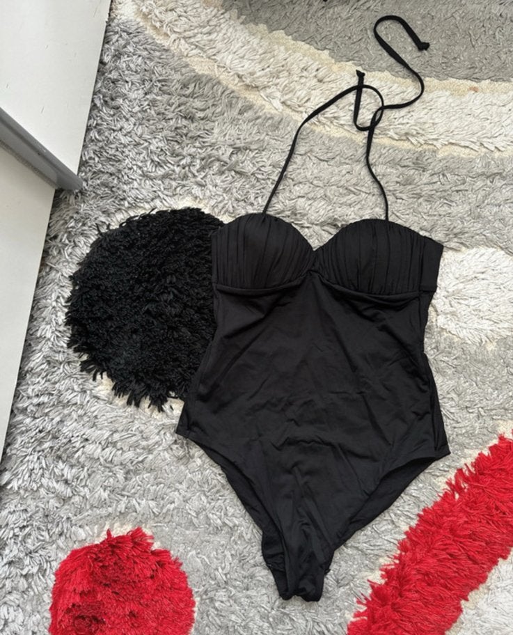 H&M badpak, Ophalen of Verzenden, Zo goed als nieuw, Zwart, Badpak