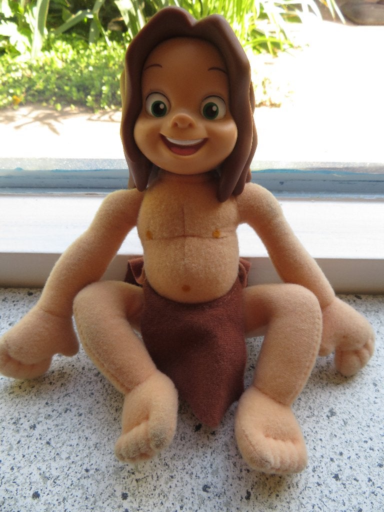 Disney Baby Tarzan merk Mattel Arcotoys meet ca 20 cm., Verzamelen, Disney, Ophalen of Verzenden, Overige figuren, Zo goed als nieuw